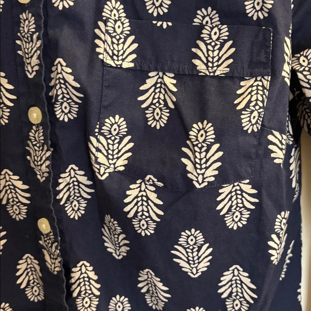 J Crew Factory Button Up Poplin Shirt in Signature Fit, size small - Picture 7 of 12